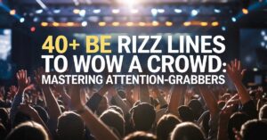 Read more about the article 40+ Bee Rizz Lines to Wow a Crowd: Mastering Attention-Grabbers