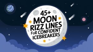 Read more about the article 45+ Moon Rizz Lines for Confident Icebreakers