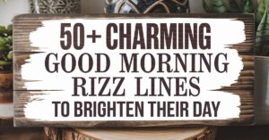 Read more about the article 50+ Charming Good Morning Rizz Lines to Brighten Their Day