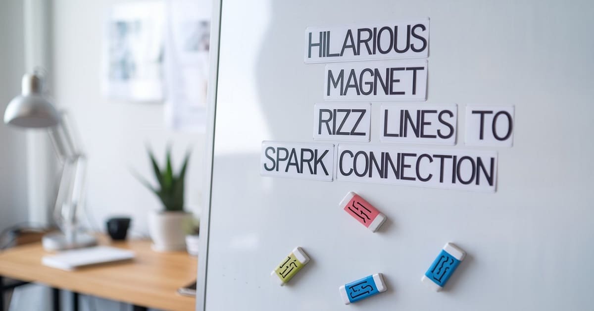 Read more about the article 50+ Hilarious Magnet Rizz Lines to Spark Connection