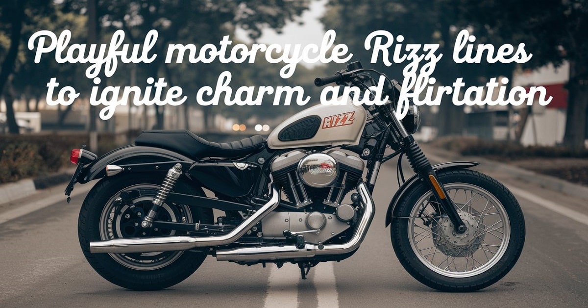 You are currently viewing 50+ Playful Motorcycle Rizz Lines to Ignite Charm and Flirtation