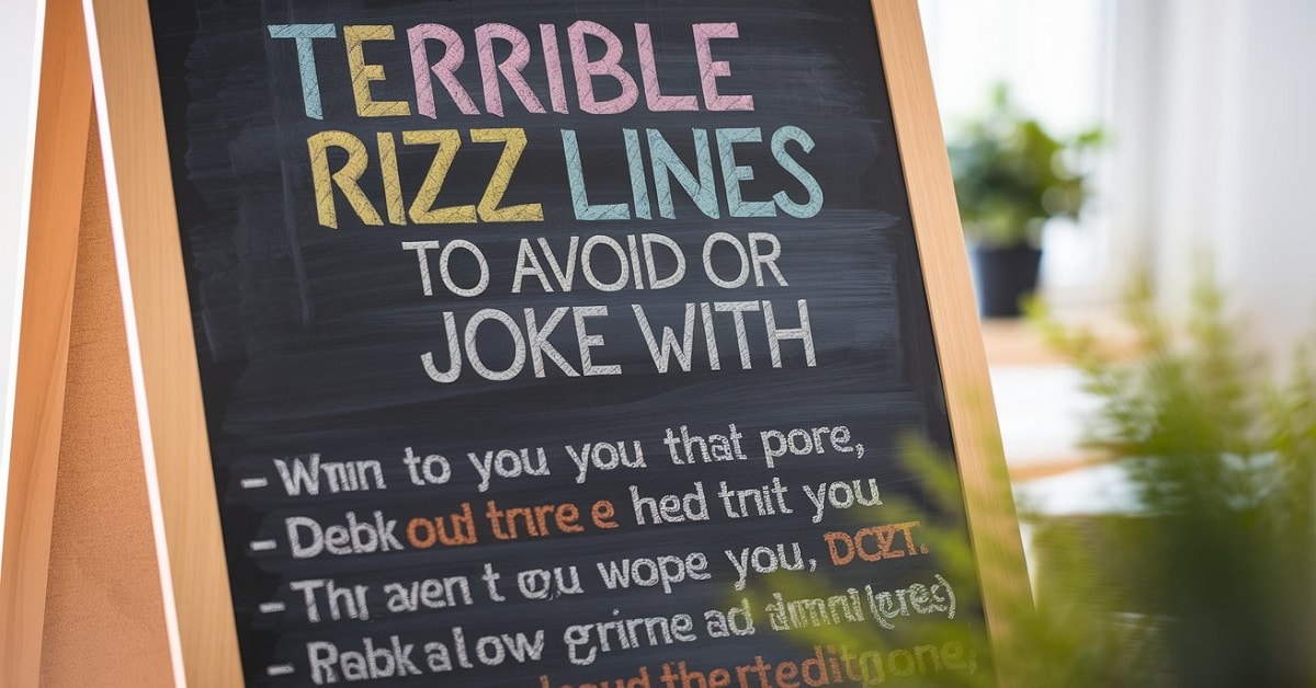 You are currently viewing 45+ Terrible Rizz Lines to Avoid or Joke With