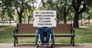 Read more about the article 50+ Hilarious Wheelchair Rizz Lines to Charm Your Crush