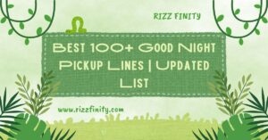 Read more about the article Best 100+ Good Night Pickup Lines | Updated List